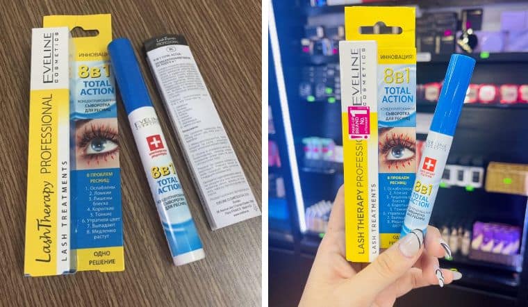 Thiết kế kiểu dáng bao bì của dưỡng mi Eveline