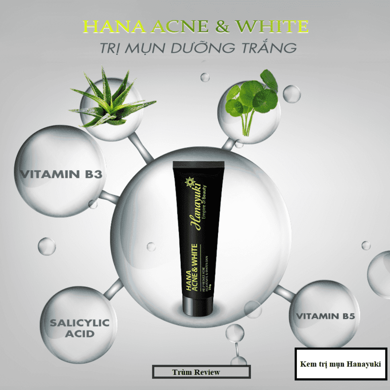 kem trị mụn Hanayuki 