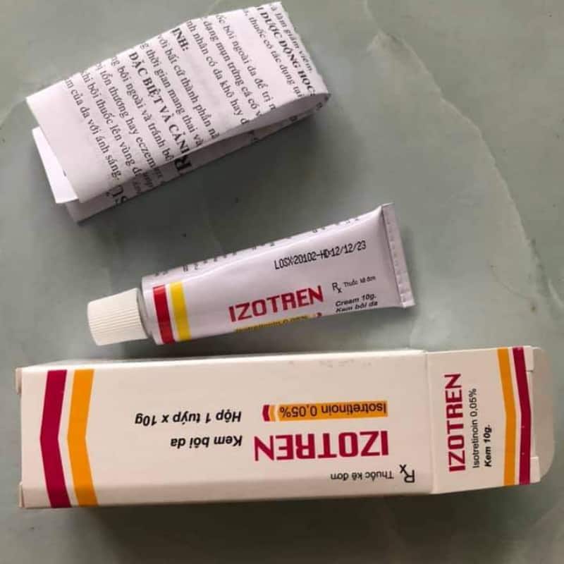 thuốc trị mụn Izotren