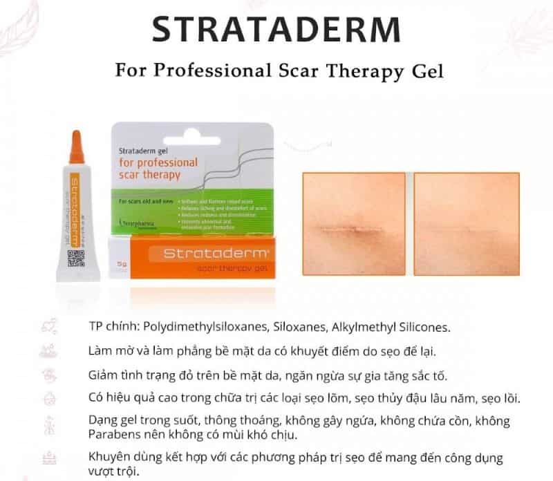 Những ưu và nhược của thuốc trị sẹo Strataderm