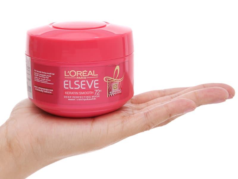 L'Oreal nổi tiếng với dòng kem ủ Elseve Keratin Smooth