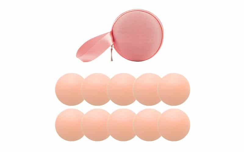 Nắp núm vú Silicone Reusable Breast Pasties Adhesive