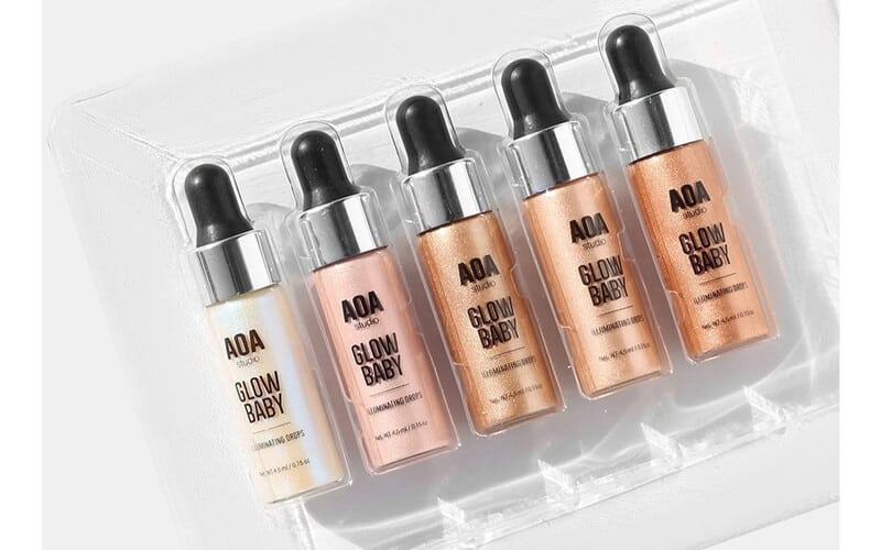 Phấn highlight bắt sáng AOA Glow Baby Liquid Highlighters
