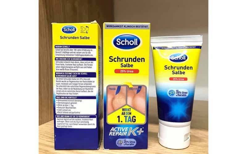 Thuốc trị nứt gót chân thương hiệu Đức - Scholl Schrunden Salbe