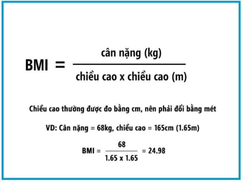 cách tăng cân tại nhà dựa vào chỉ số BMI