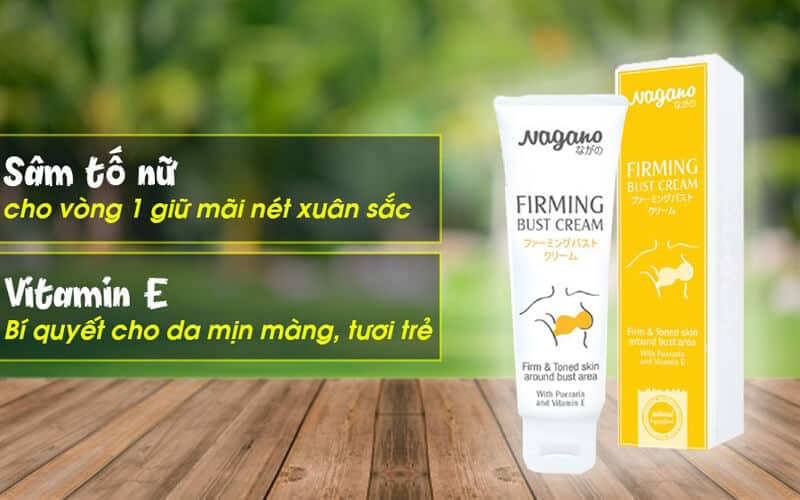 Thành phần thiên nhiên đến từ kem nở ngực Nagano