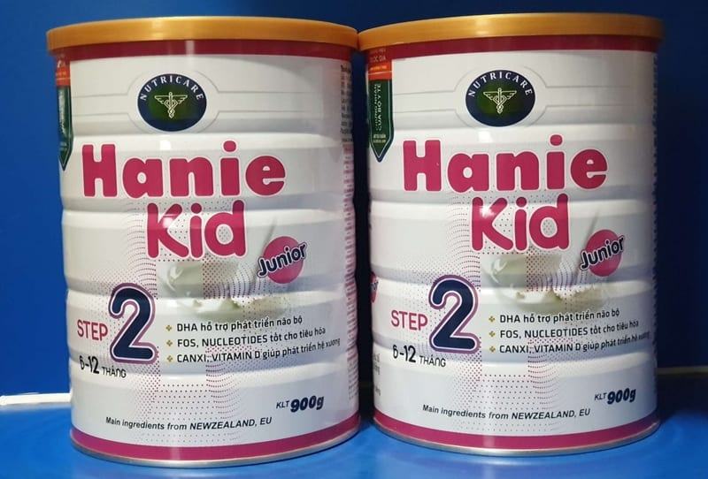 Sữa Hanie Kid giúp tăng chiều cao sau 2 tháng