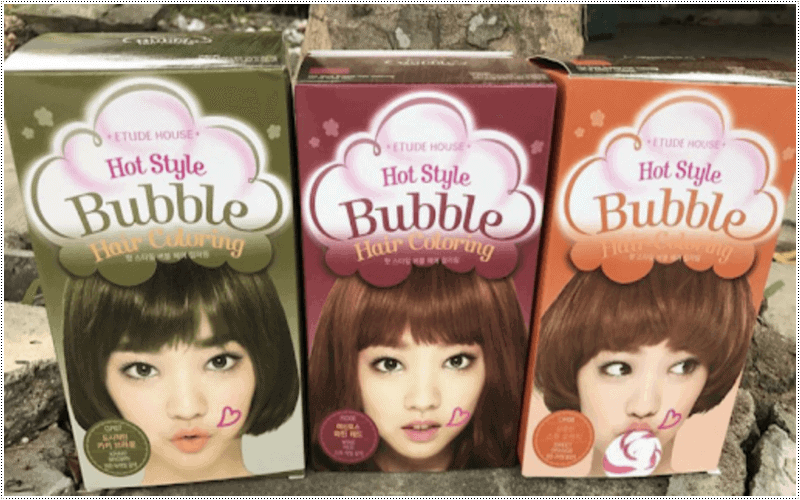 Thuốc gội nhuộm tóc Etude House Hot Air Bubble Hair