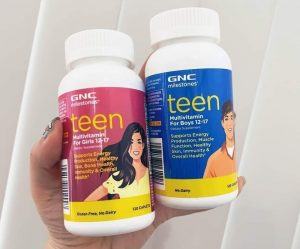 Thuốc tăng chiều cao Teen Multivitamin For Boys 12 - 17 GNC Milestones