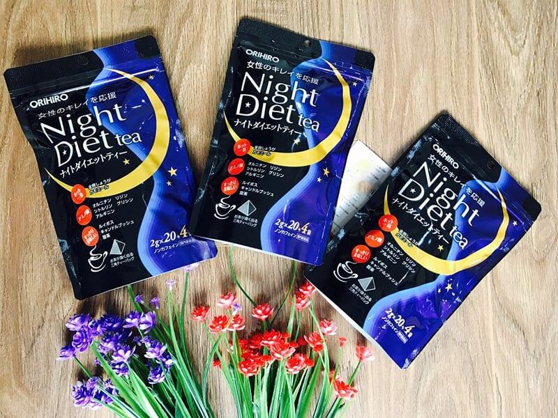 Trà giảm cân thảo dược Orihiro Night Diet Tea