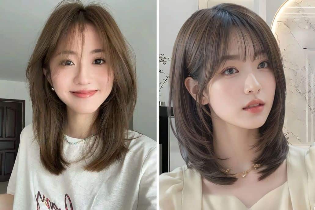 Kiểu tóc Layer ngang vai nữ