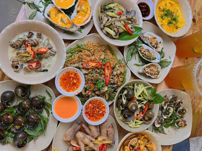 Ốc Giàu – Quán ốc ngon ở Tân Bình nhiều món