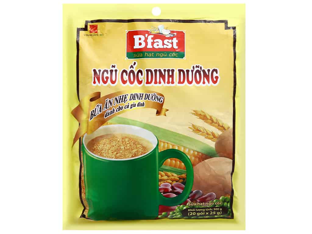 ngũ cốc trong thực đơn tăng cân ngày 6